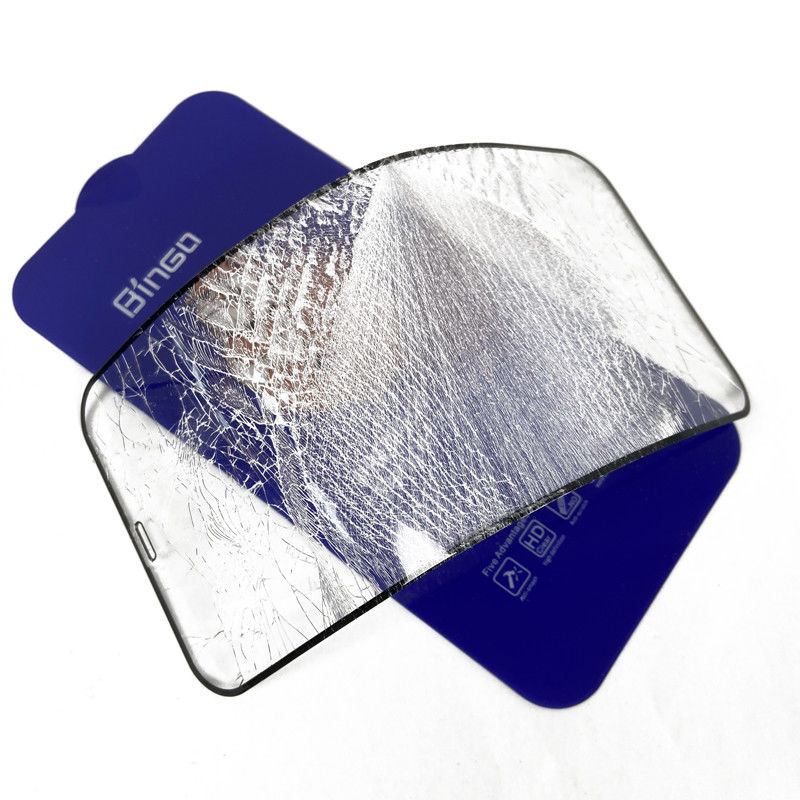 0.4mm Tempered Glass Screen Protector For Iphone Full Glue High Clear Bubble Free