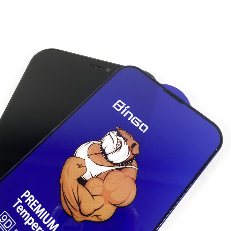 0.4mm Tempered Glass Screen Protector For Iphone Full Glue High Clear Bubble Free