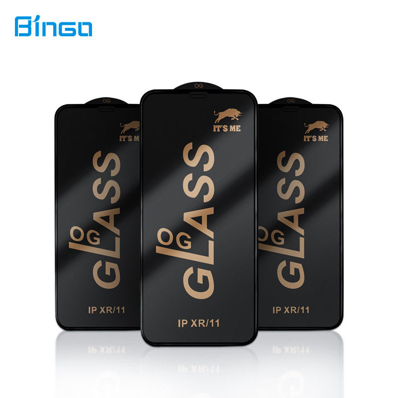 3D OG Temper Glass Phone Screen Protector For IPhone 14 Pro Max High Definition Anti Static