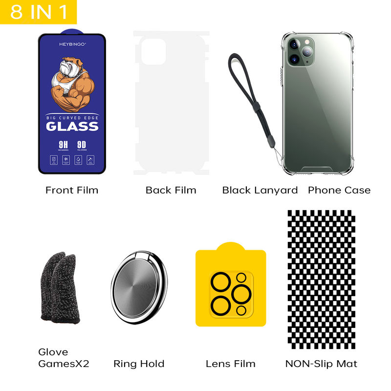 OEM ODM  Screen Protector Phone Case Set For Iphone