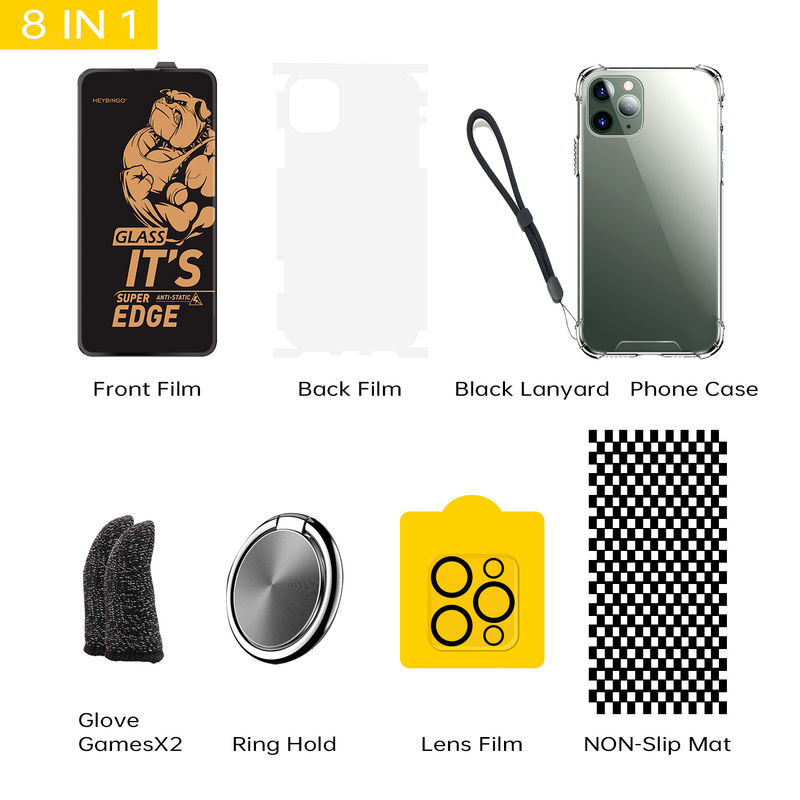 OEM ODM  Screen Protector Phone Case Set For Iphone