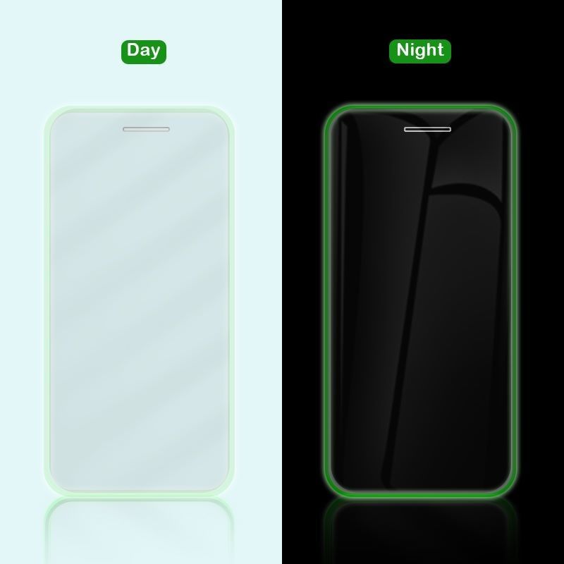 Anti Explosion Tempered Glass Screen Protector Luminous Fluorescent 3d Full Glue High Transparent