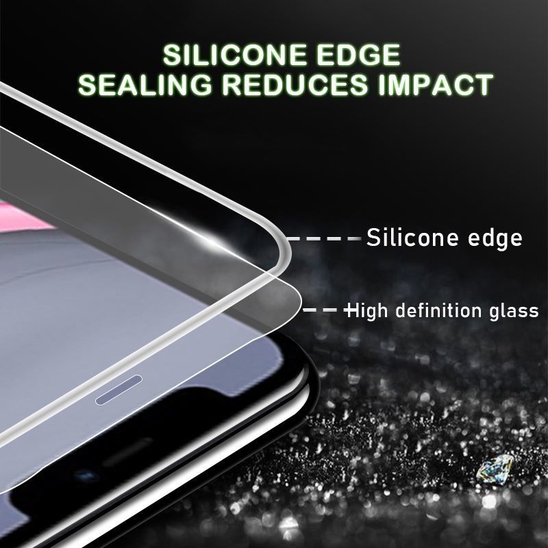 Anti Explosion Tempered Glass Screen Protector Luminous Fluorescent 3d Full Glue High Transparent