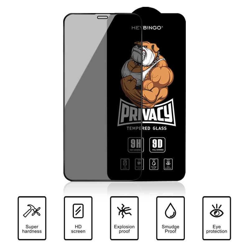 Anti Spy Full Glue Mobile Phone Privacy Screen Protector For Iphone 13 Pro Max