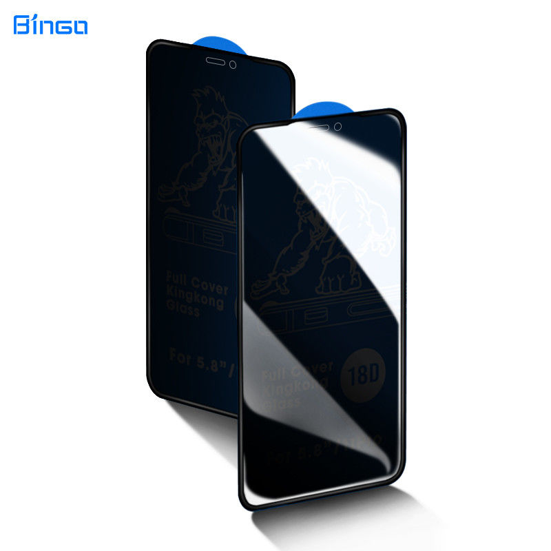 Anti Spy 18d Tempered Glass Privacy Screen Protector For Iphone