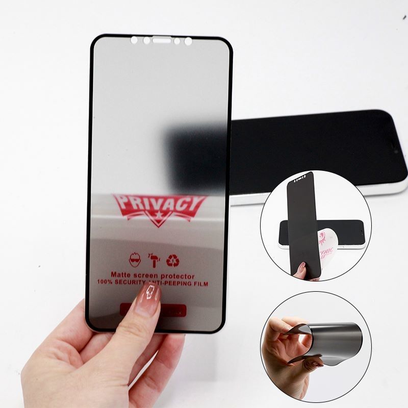 TPU PET Clear 9D Ceramic Mobile Privacy Screen Protector For Iphone 13 12 Pro Max
