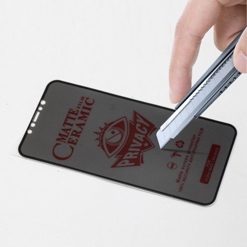 TPU PET Clear 9D Ceramic Mobile Privacy Screen Protector For Iphone 13 12 Pro Max