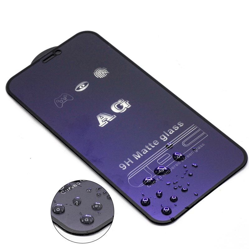 Silk AG Anti Blue 2.5D Glass Screen Protector Full Glue 9H Tempered Glass Screen Protector For IPhone