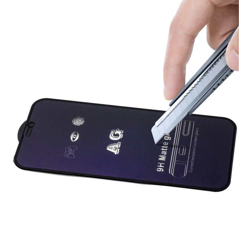 Silk AG Anti Blue 2.5D Glass Screen Protector Full Glue 9H Tempered Glass Screen Protector For IPhone