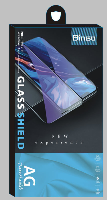 Silk AG Anti Blue 2.5D Glass Screen Protector Full Glue 9H Tempered Glass Screen Protector For IPhone