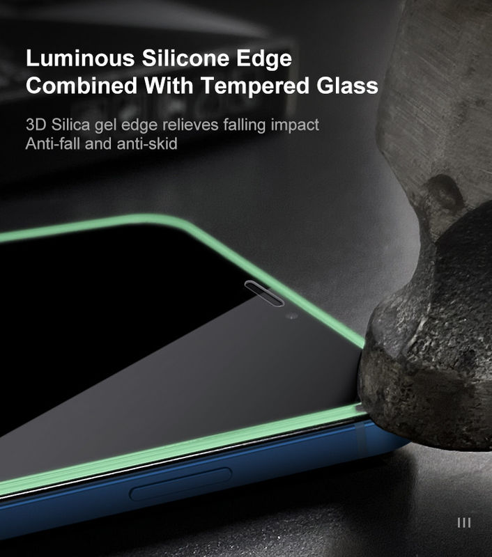 Phone 9H Luminous Tempered Glass Screen Protector For Iphone 14 12 11 13 Pro Max