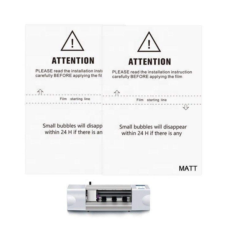 HD Tpu Screen Protector Sheet Anti Blue TPU Hydrogel Cutting Machine Matte Film 180*120mm
