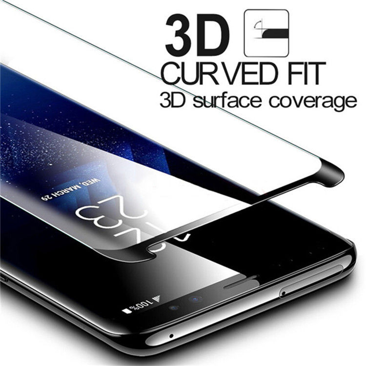 Full Glue Curved Edge Glass Screen Protector For Iphone Xiaomi
