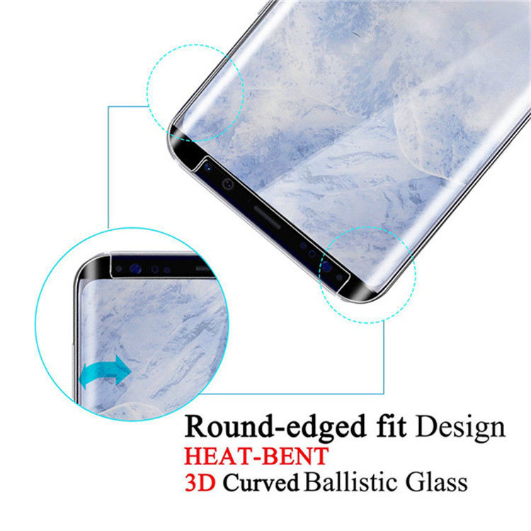 Full Glue Curved Edge Glass Screen Protector For Iphone Xiaomi